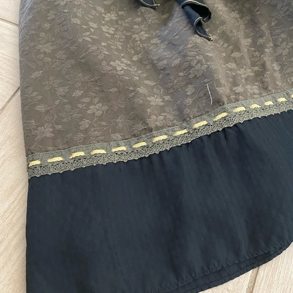 Anthropologie Multi Textured Silk Midi, Small 4 - Picture 8 of 8